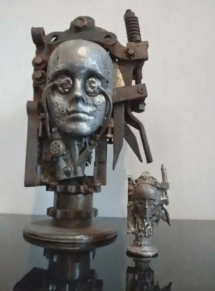 Exemple de sculpture moulée en bronze par l’artiste franc-comtois Romain Bresson