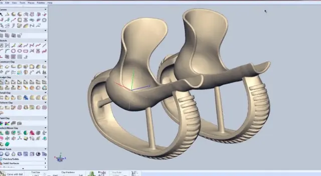 Prothèses dessinées sous FreeForm Plus
