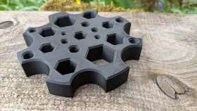 Bench Block armurier — Plateau de travail multi-perforations