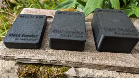 Boîte de rangement 20, 40 ou 60 boulets .44 — Poudre Noire